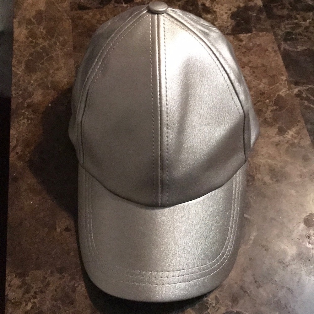 Fashionable gold hat